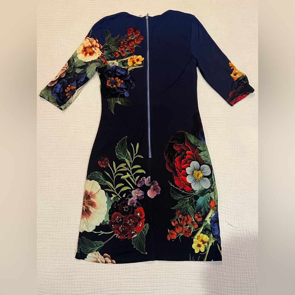 Alice + Olivia Delora Mini Sheath Dress Magic Garden Size 8 NWT RRP $395 - Picture 5 of 16